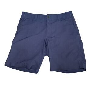 Callaway Mens Size 34 Blue Geometric Print Golf Shorts Lightweight Performance